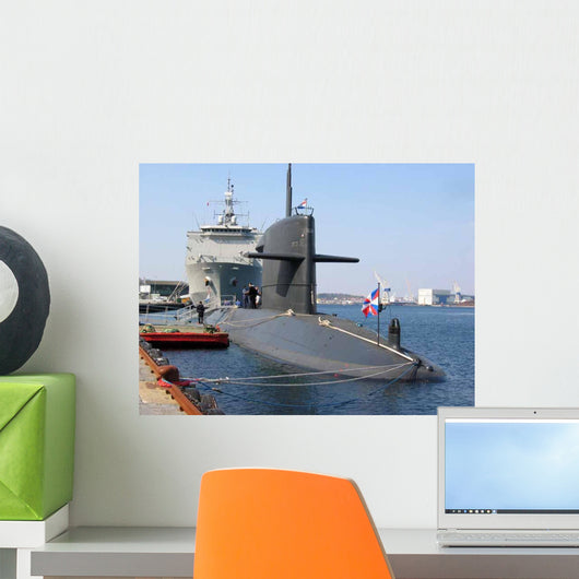 Docked Submarine Wall Decal