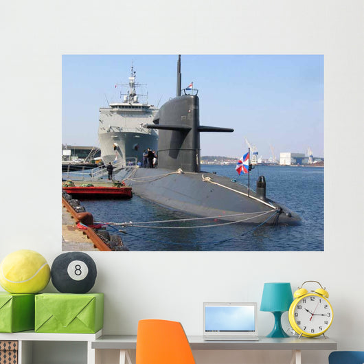 Docked Submarine Wall Decal
