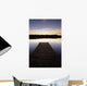 Dock At Sunset Wall Mural