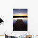 Dock At Sunset Wall Mural