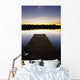Dock At Sunset Wall Mural