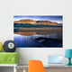 Water Reflections With Boat Wall Mural