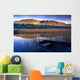 Water Reflections With Boat Wall Mural