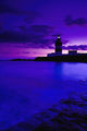 Lighthouse Beacon At Night Wall Mural
