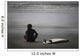 Surfer Sitting On Beach, Cox Bay Near Tofino, British Columbia, Canada Wall Mural
