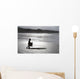Surfer Meditating On Beach Wall Mural