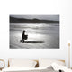 Surfer Meditating On Beach Wall Mural
