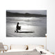 Surfer Meditating On Beach Wall Mural