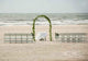 Preparations for Beach Wedding Wall Mural