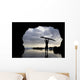 Surfer Inside A Cave At Muriwai North Island New Zealand Wall Mural