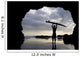 Surfer Inside A Cave At Muriwai North Island New Zealand Wall Mural