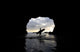 Surfer Inside A Cave At Muriwai New Zealand Wall Mural