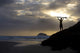 A Surfer On Muriwai Beach New Zealand Wall Mural