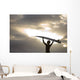 A Surfer On Muriwai Beach, New Zealand Wall Mural