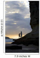 A Surfer On Muriwai Beach, New Zealand Wall Mural