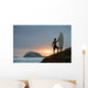 A Surfer On Muriwai Beach New Zealand Wall Mural