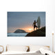 A Surfer On Muriwai Beach New Zealand Wall Mural