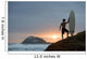 A Surfer On Muriwai Beach New Zealand Wall Mural