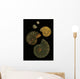 Fossilized Sea And Marine Shells Or Nautilus Wall Mural