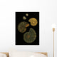 Fossilized Sea And Marine Shells Or Nautilus Wall Mural