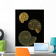 Fossilized Sea And Marine Shells Or Nautilus Wall Mural