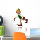Christmas Elf Ice Skating Wall Decal