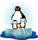 Penguin Family Wall Decal