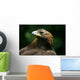 Golden Eagle's Face Wall Mural