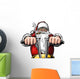 Santa Claus Biker Wall Decal