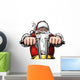 Santa Claus Biker Wall Decal