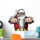 Santa Claus Biker Wall Decal