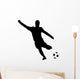 Soccer Silhouettes Wall Decal