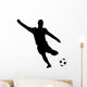 Soccer Silhouettes Wall Decal