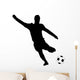 Soccer Silhouettes Wall Decal