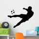 Soccer Silhouettes Wall Decal