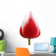 Red Tulip Wall Mural