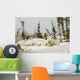 Polar Bear With Cub In Snow Wall Mural