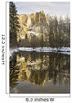 Mountains Reflecting Wall Mural