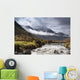Mountains And River, Lake District, Cumbria, England, United Kingdom Wall Mural