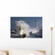 Waves Crashing By Lighthouse At Sunderland Wall Mural