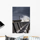 Waves Crushing Against Barrier, Sunderland, Tyne And Wear, England Wall Mural