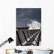 Waves Crushing Against Barrier, Sunderland, Tyne And Wear, England Wall Mural