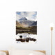 Mountains And Lake At Lake District, Cumbria, England Wall Mural