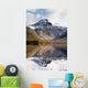 Mountains And Lake, Lake District, Cumbria, England, United Kingdom Wall Mural