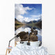 Mountains And Lake, Lake District, Cumbria, England Wall Mural