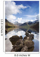 Mountains And Lake, Lake District, Cumbria, England Wall Mural