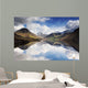 Mountains And Lake, Lake District, Cumbria, England, United Kingdom Wall Mural