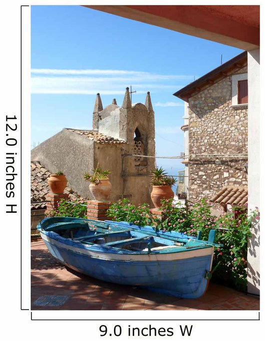 Village Castelmola Sicily Wall Mural
