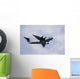 Airplane In The Sky Wall Mural
