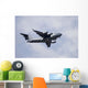 Airplane In The Sky Wall Mural